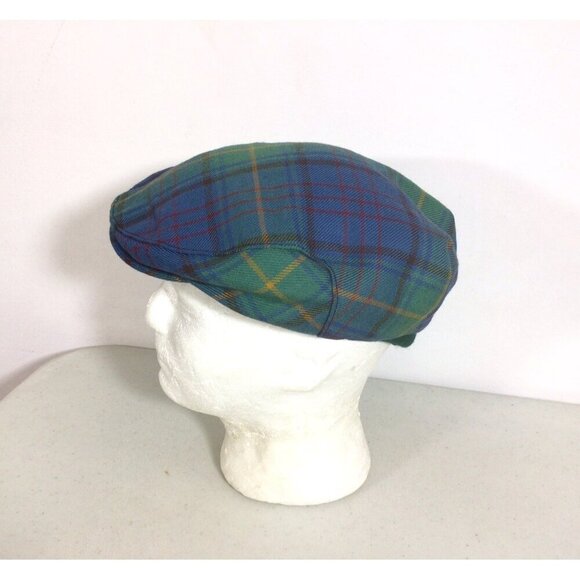 Irish Country Tartans Other - Irish Country Tartans Plaid Wool Cabbie Hat Cap Mens Medium